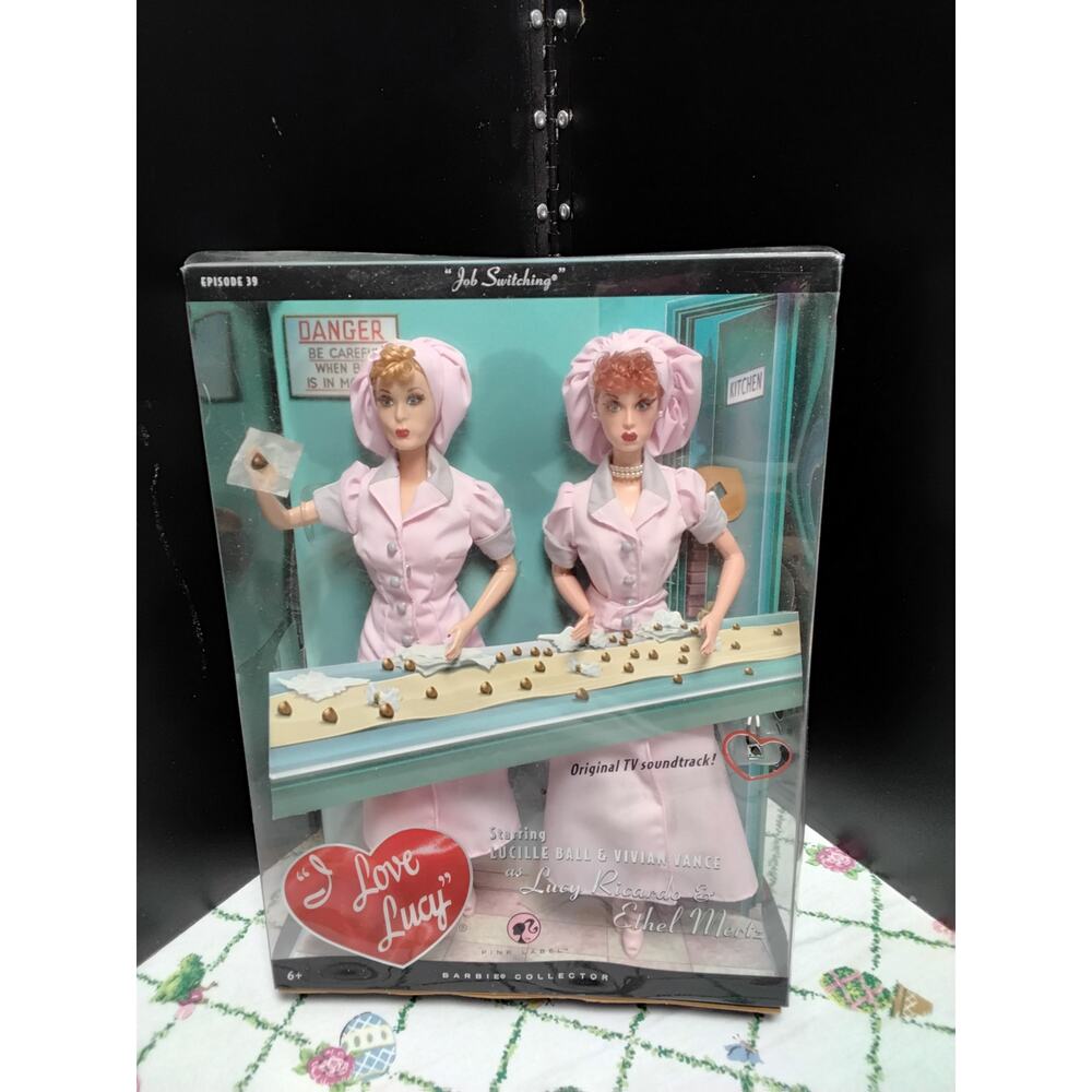 I Love Lucy Lucy & Ethel Job Switching Episode 39 Barbie Collector 2008